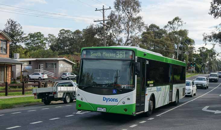 Dysons Scania L94UB Volgren CR227L 304